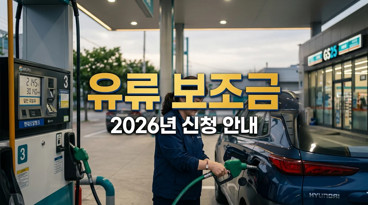 유류지원금 신청방법 및 대상자 기준 2026 총정리 (최대 50만원)