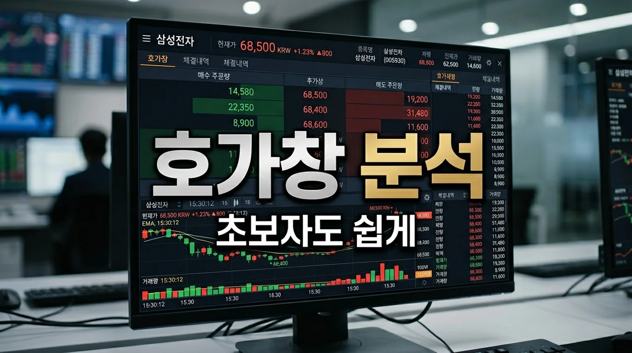 주식호가창 보는 법 가장 쉬운 가이드: 초보자도 실전 활용 팁까지