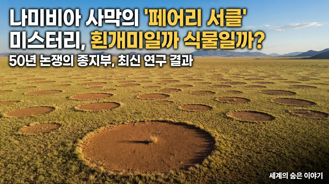 나미비아 사막의 '페어리 서클' 미스터리, 흰개미일까 식물일까?