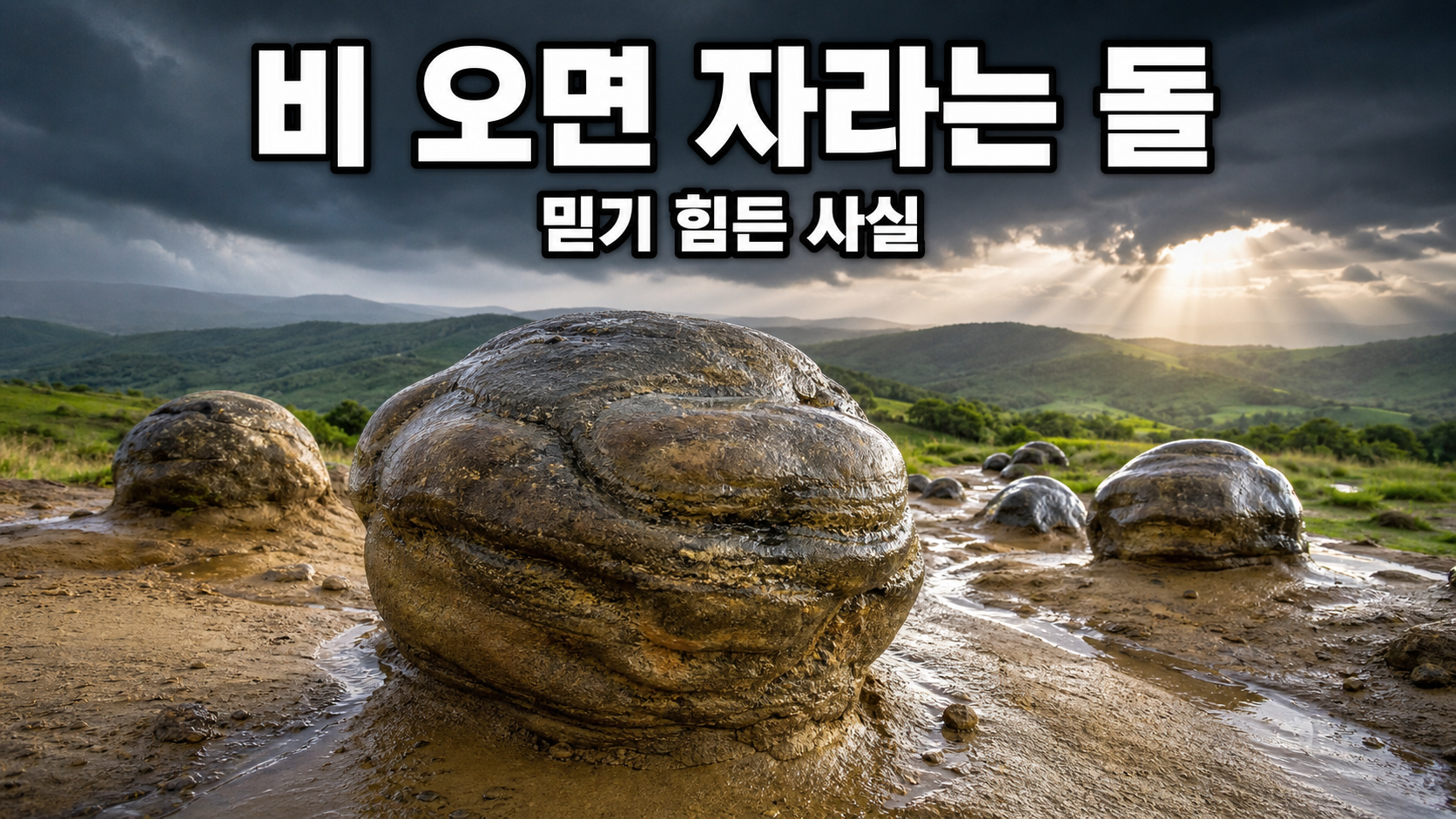 비 오면 자라는 돌? 루마니아 '트로반트'의 진짜 정체