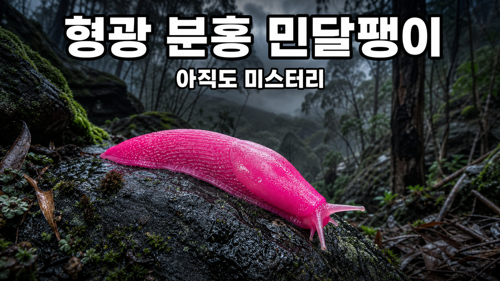 형광 분홍 민달팽이가 호주 이 산 하나에만 사는 이유