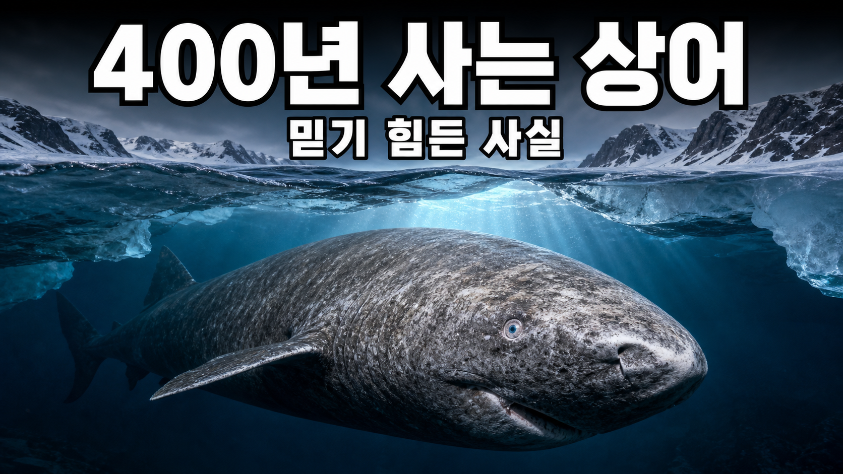 그린란드 상어 수명 400년? 눈으로 나이를 잰 척추동물 최장수의 진실