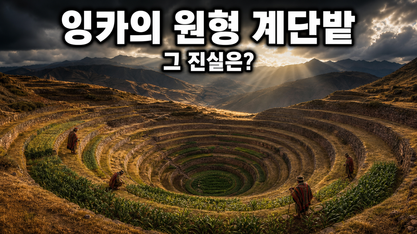 잉카의 원형 계단밭 '모라이', 정말 고대 농업 실험실이었을까?
