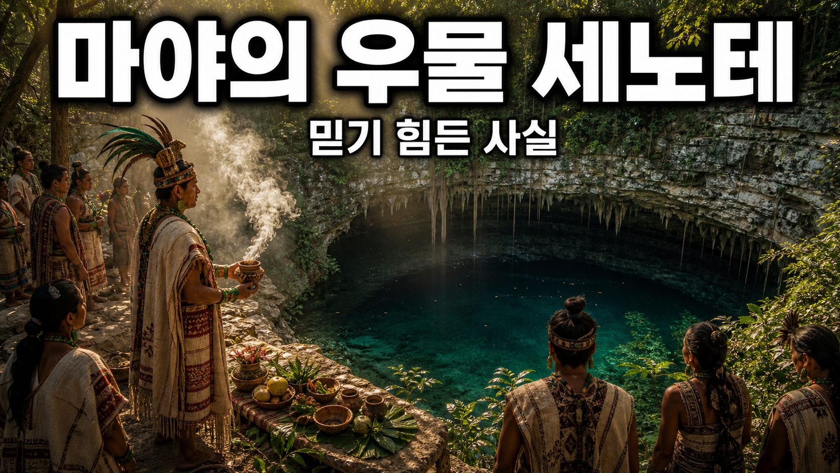 세노테, 마야가 사람을 바친 신성한 우물 — '처녀 제물'은 사실일까
