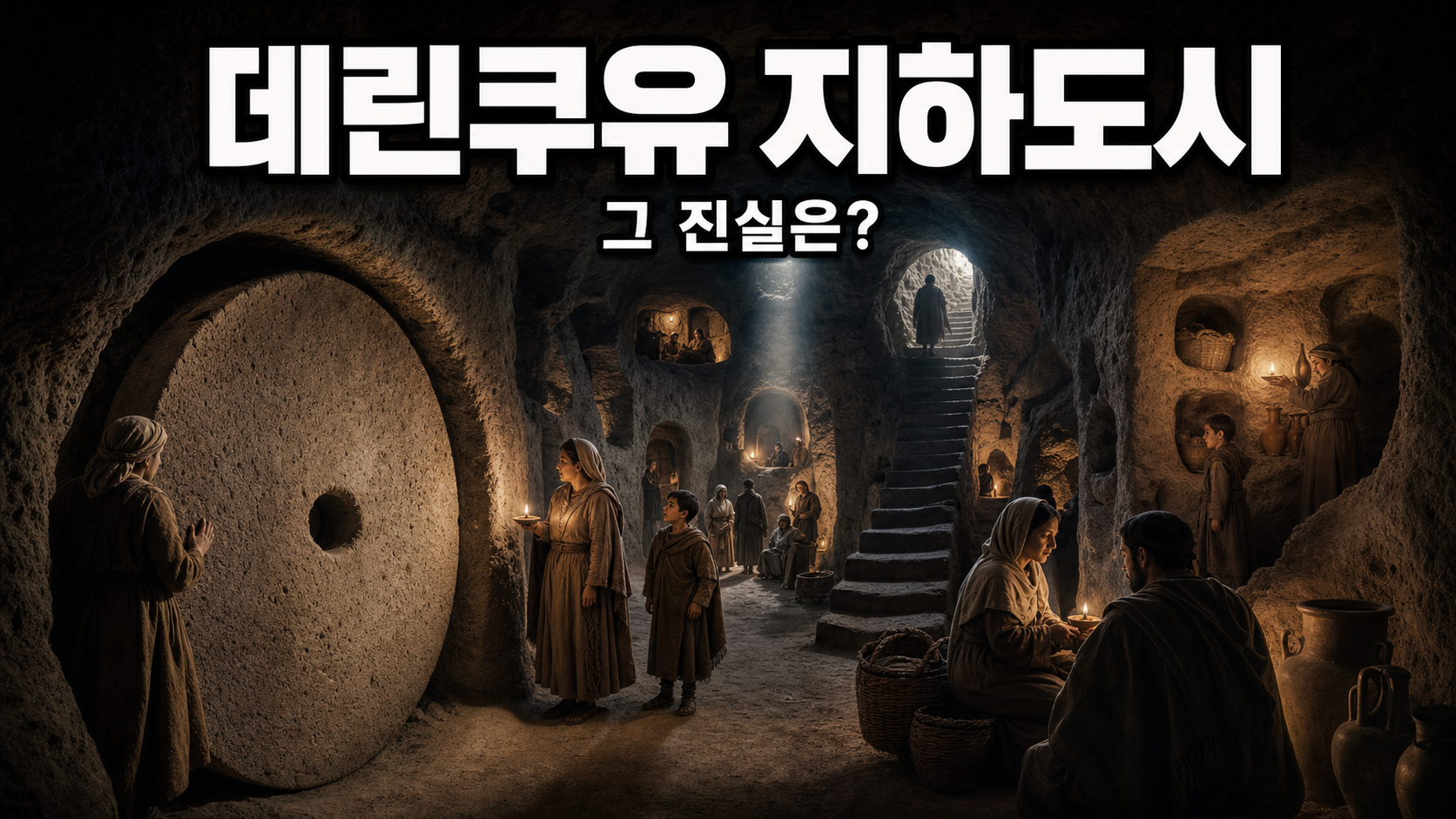 데린쿠유 지하도시: 2만 명이 땅속 85m에 숨어 산 이유