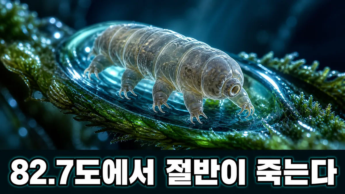 82.7도와 37.1도, 물곰 완보동물의 두 가지 한계