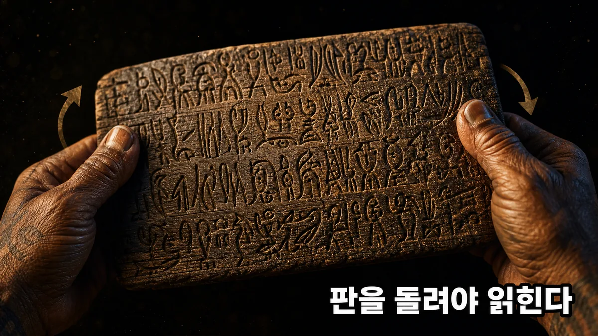 이스터섬 롱고롱고 목판의 나무는 1500년 무렵 베였다