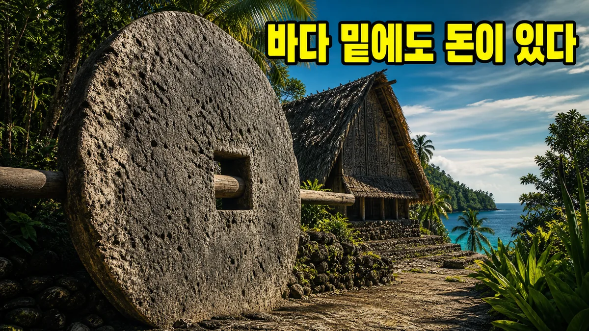 얍섬의 돌 화폐 라이는 바다에 가라앉아도 재산이었다